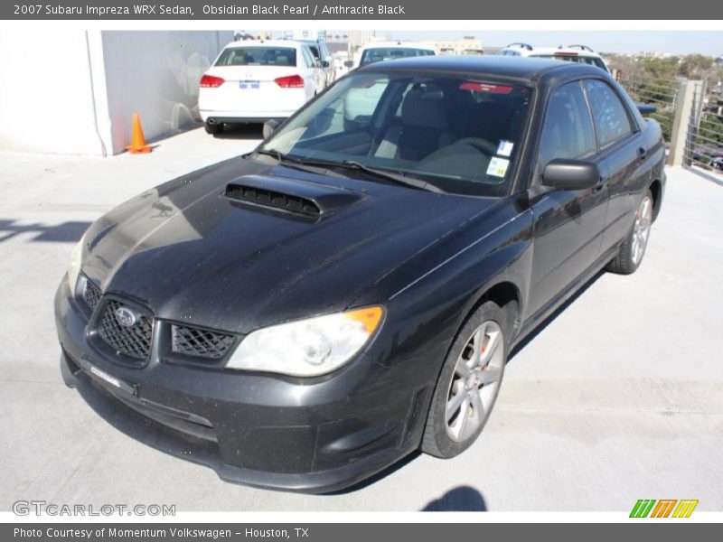Obsidian Black Pearl / Anthracite Black 2007 Subaru Impreza WRX Sedan