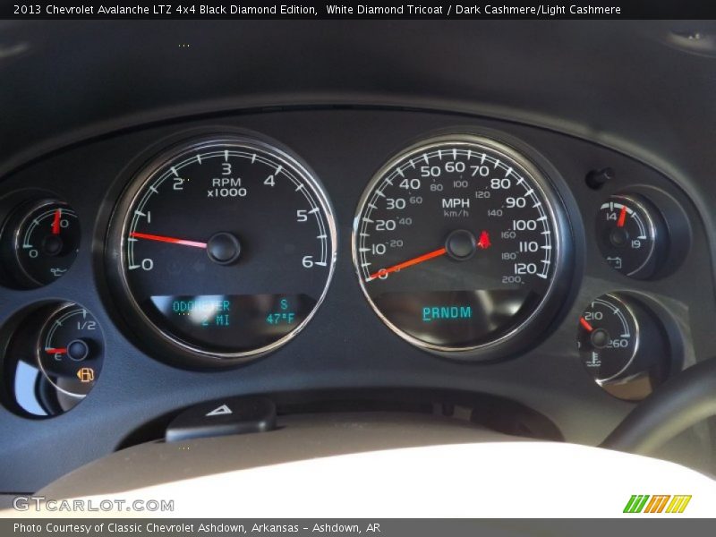 White Diamond Tricoat / Dark Cashmere/Light Cashmere 2013 Chevrolet Avalanche LTZ 4x4 Black Diamond Edition