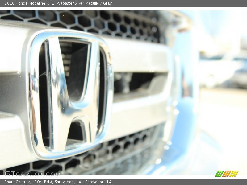 Alabaster Silver Metallic / Gray 2010 Honda Ridgeline RTL