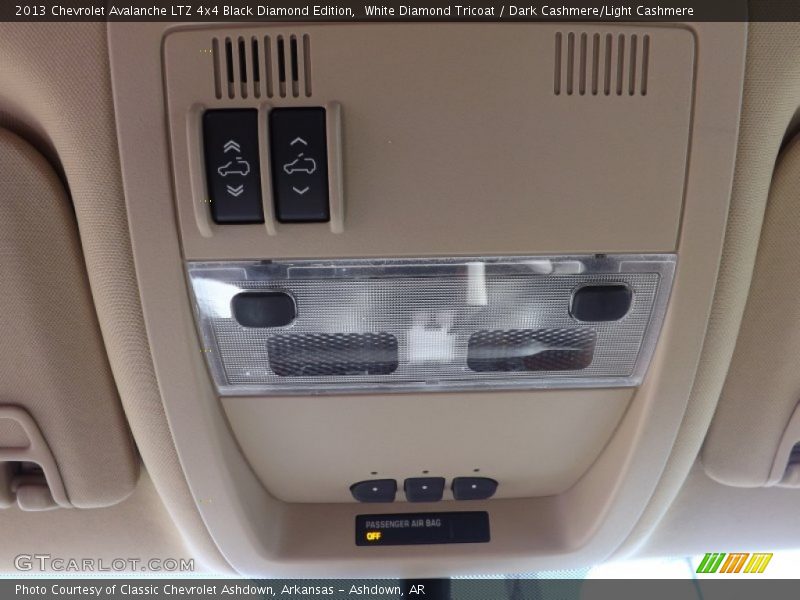 White Diamond Tricoat / Dark Cashmere/Light Cashmere 2013 Chevrolet Avalanche LTZ 4x4 Black Diamond Edition