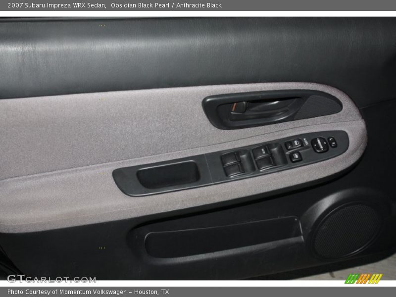 Obsidian Black Pearl / Anthracite Black 2007 Subaru Impreza WRX Sedan