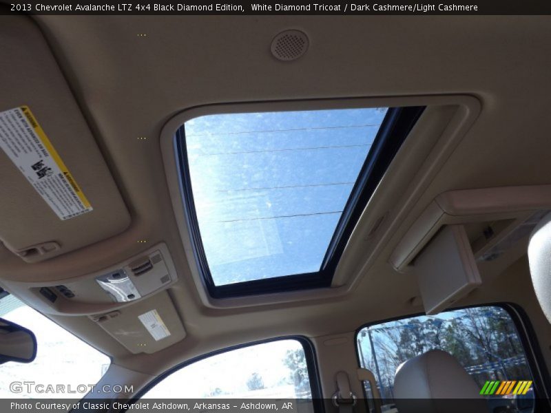 White Diamond Tricoat / Dark Cashmere/Light Cashmere 2013 Chevrolet Avalanche LTZ 4x4 Black Diamond Edition