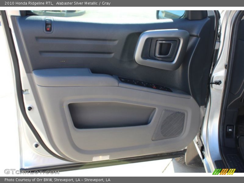 Alabaster Silver Metallic / Gray 2010 Honda Ridgeline RTL