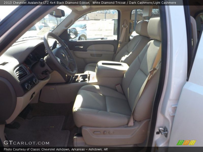 White Diamond Tricoat / Dark Cashmere/Light Cashmere 2013 Chevrolet Avalanche LTZ 4x4 Black Diamond Edition