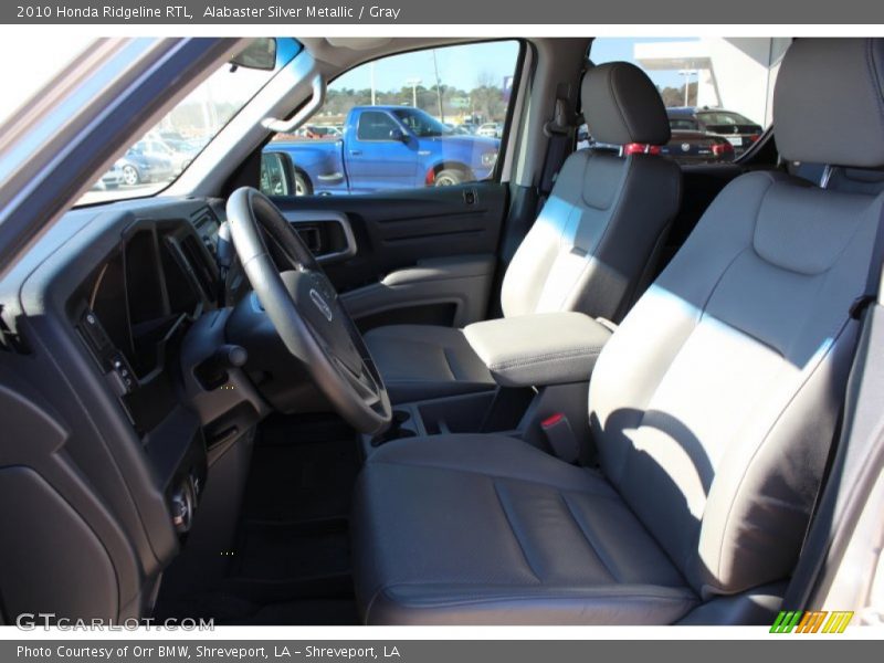 Alabaster Silver Metallic / Gray 2010 Honda Ridgeline RTL