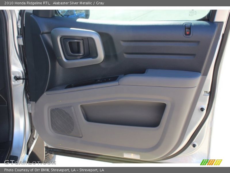 Alabaster Silver Metallic / Gray 2010 Honda Ridgeline RTL