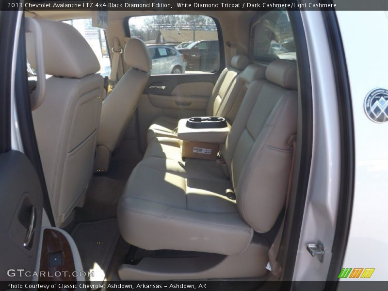 White Diamond Tricoat / Dark Cashmere/Light Cashmere 2013 Chevrolet Avalanche LTZ 4x4 Black Diamond Edition