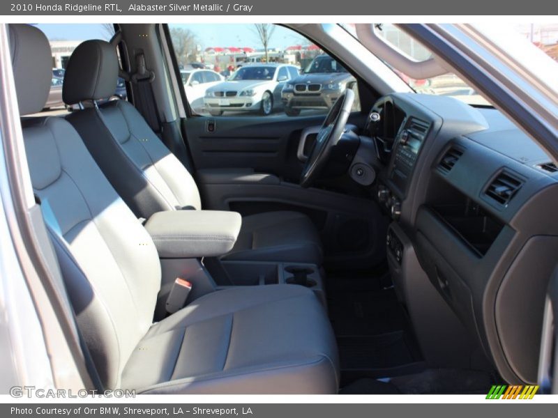 Alabaster Silver Metallic / Gray 2010 Honda Ridgeline RTL