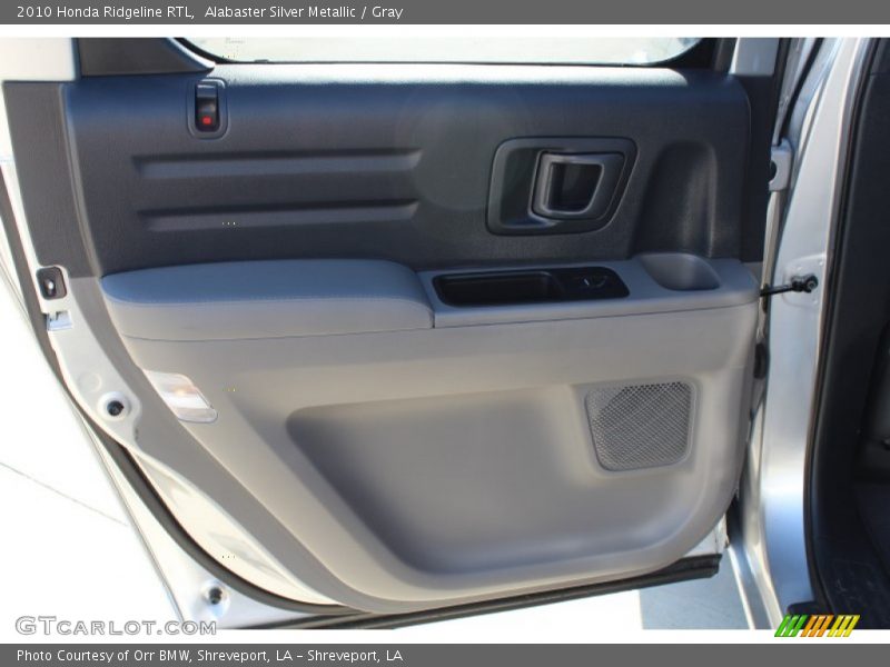Alabaster Silver Metallic / Gray 2010 Honda Ridgeline RTL