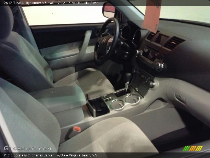 Classic Silver Metallic / Ash 2012 Toyota Highlander V6 4WD