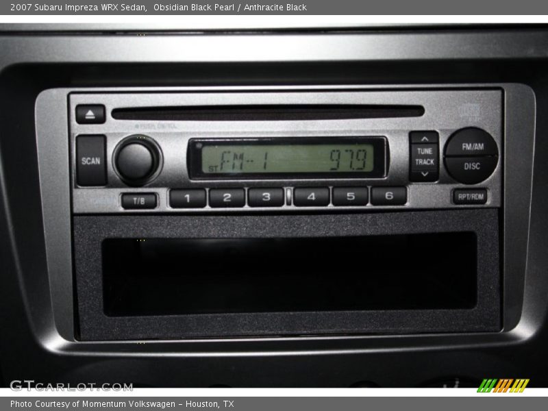 Obsidian Black Pearl / Anthracite Black 2007 Subaru Impreza WRX Sedan