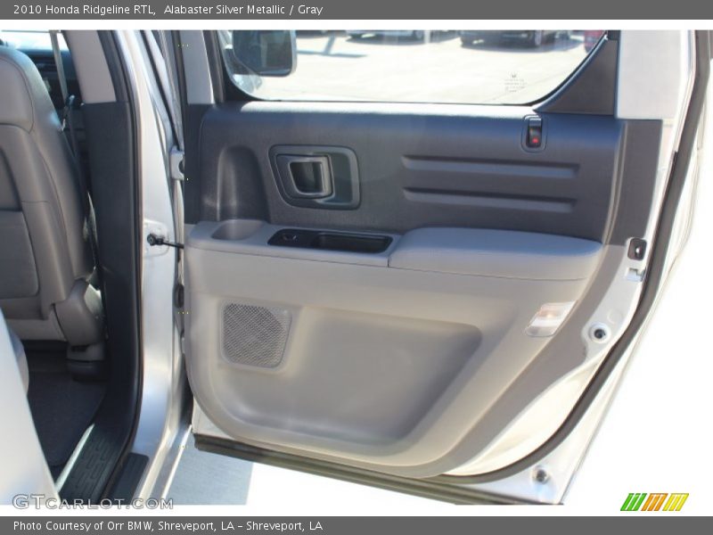 Alabaster Silver Metallic / Gray 2010 Honda Ridgeline RTL