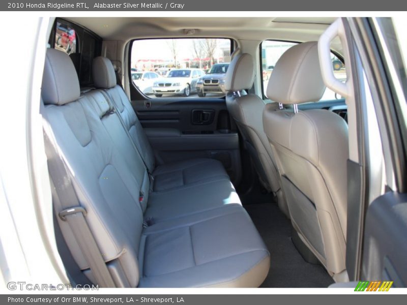 Alabaster Silver Metallic / Gray 2010 Honda Ridgeline RTL