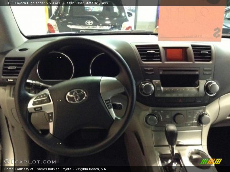 Classic Silver Metallic / Ash 2012 Toyota Highlander V6 4WD