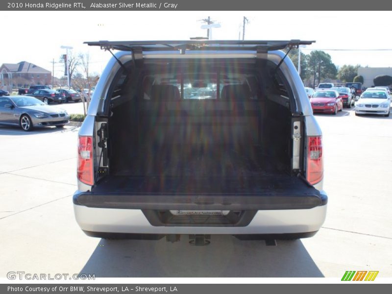 Alabaster Silver Metallic / Gray 2010 Honda Ridgeline RTL
