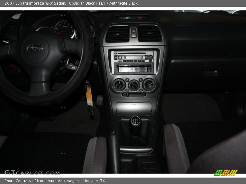 Obsidian Black Pearl / Anthracite Black 2007 Subaru Impreza WRX Sedan