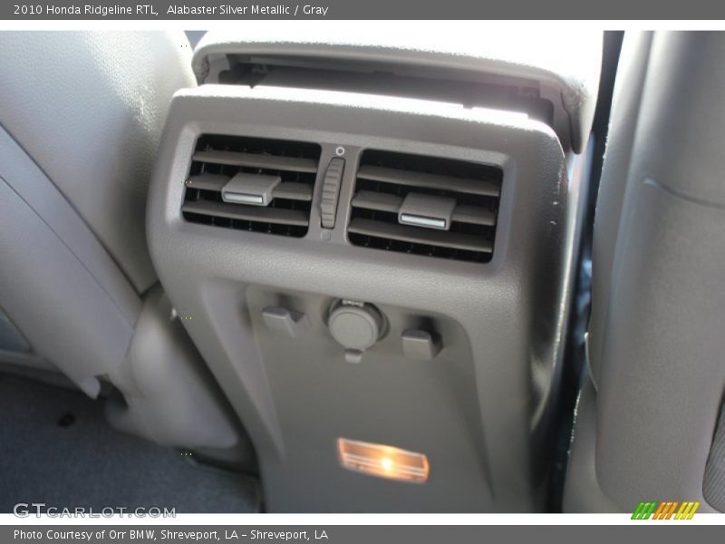 Alabaster Silver Metallic / Gray 2010 Honda Ridgeline RTL