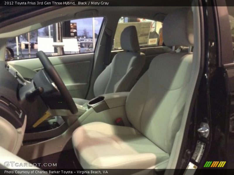 Black / Misty Gray 2012 Toyota Prius 3rd Gen Three Hybrid