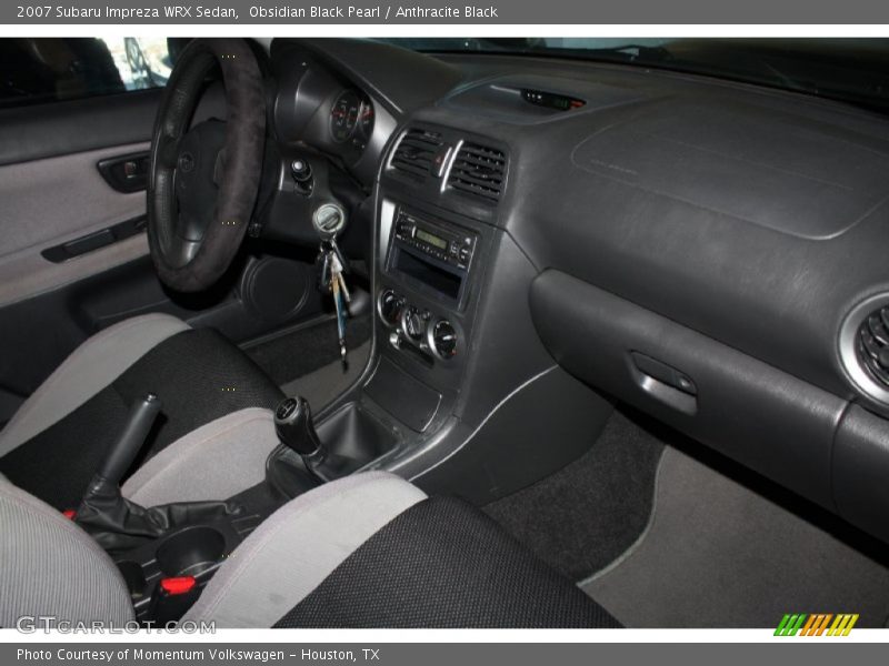 Obsidian Black Pearl / Anthracite Black 2007 Subaru Impreza WRX Sedan