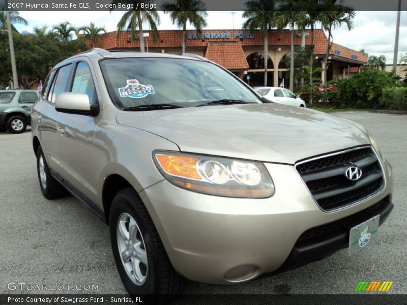 Golden Beige / Beige 2007 Hyundai Santa Fe GLS