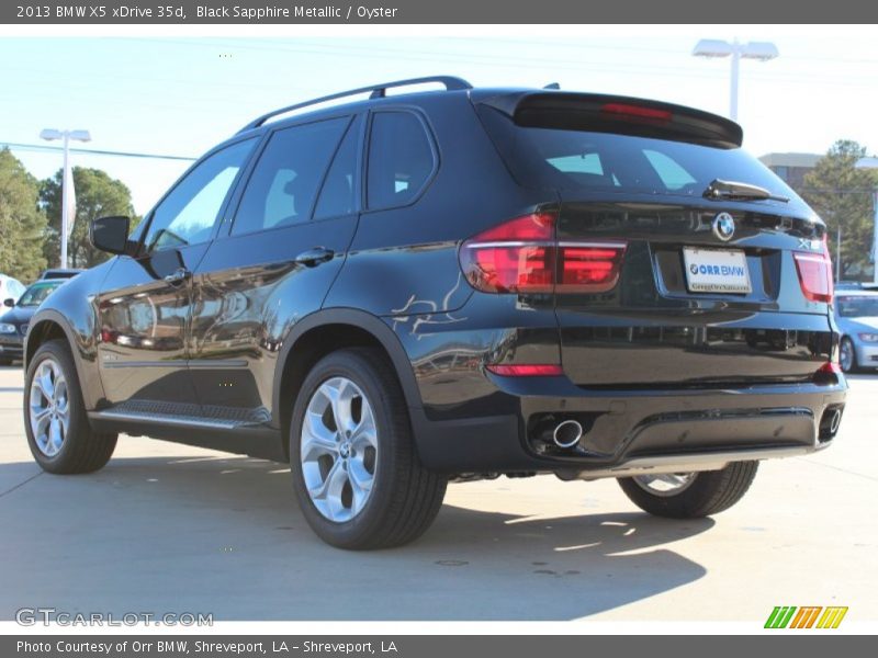 Black Sapphire Metallic / Oyster 2013 BMW X5 xDrive 35d