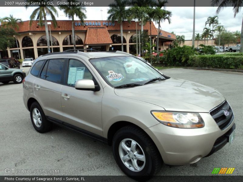 Golden Beige / Beige 2007 Hyundai Santa Fe GLS
