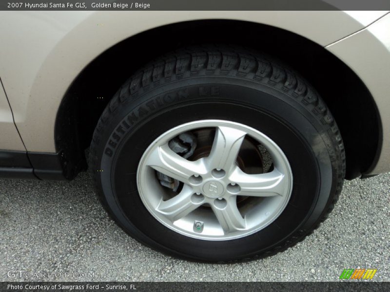 Golden Beige / Beige 2007 Hyundai Santa Fe GLS