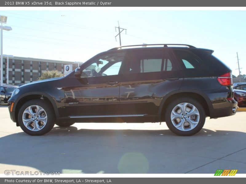 Black Sapphire Metallic / Oyster 2013 BMW X5 xDrive 35d