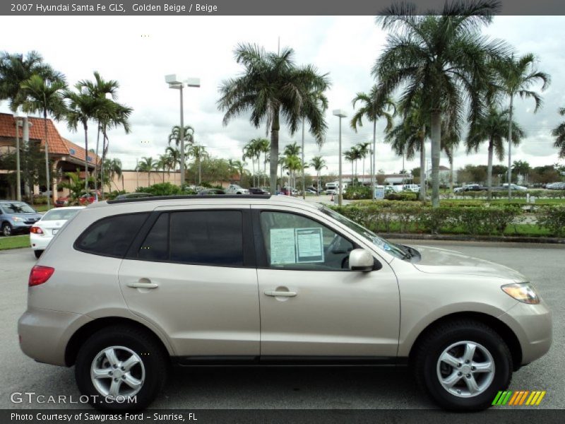 Golden Beige / Beige 2007 Hyundai Santa Fe GLS
