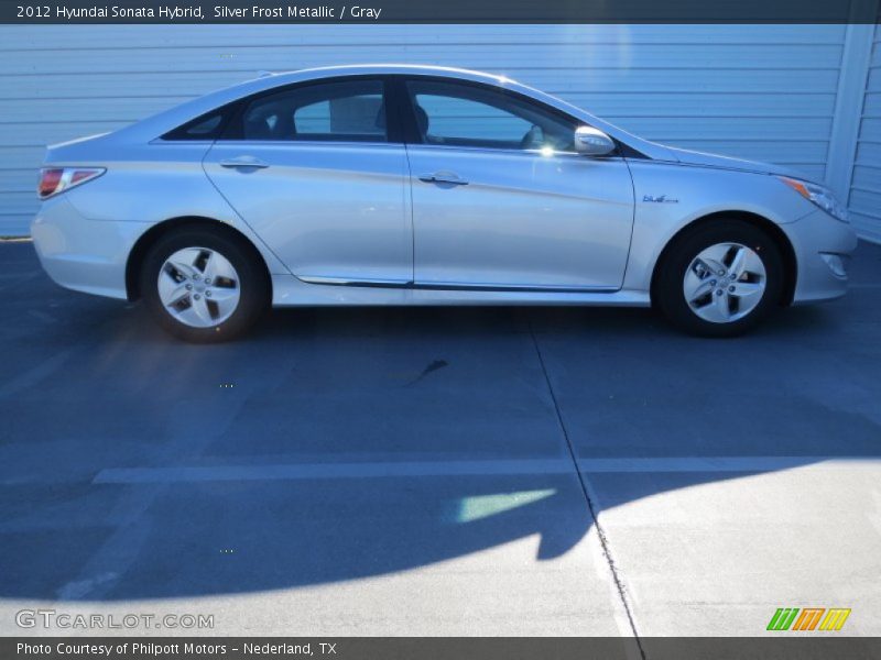 Silver Frost Metallic / Gray 2012 Hyundai Sonata Hybrid