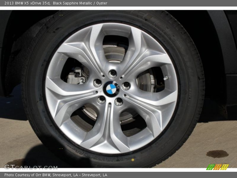 Black Sapphire Metallic / Oyster 2013 BMW X5 xDrive 35d