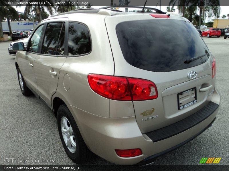 Golden Beige / Beige 2007 Hyundai Santa Fe GLS
