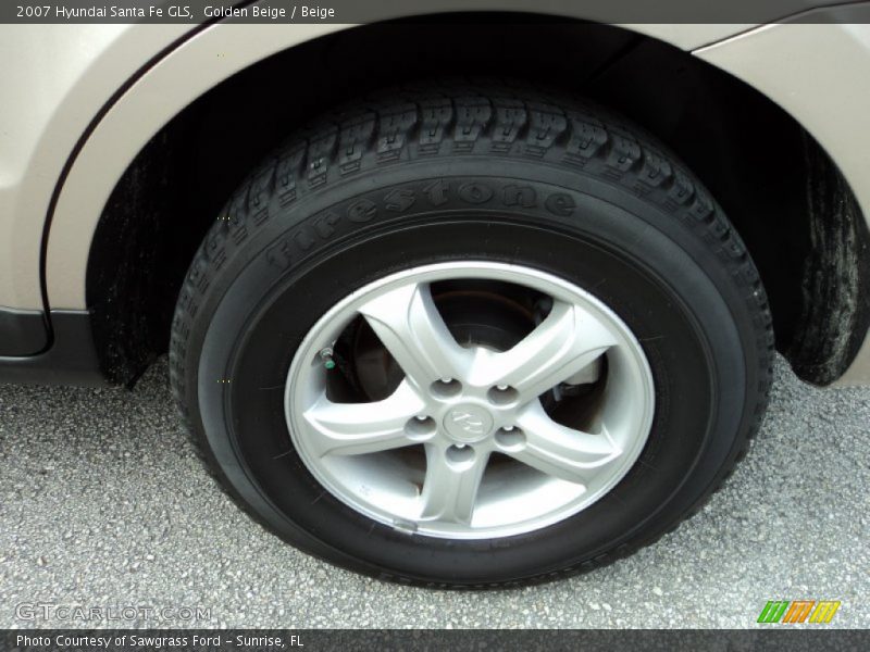 Golden Beige / Beige 2007 Hyundai Santa Fe GLS
