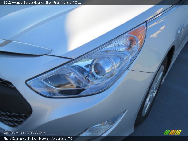 Silver Frost Metallic / Gray 2012 Hyundai Sonata Hybrid