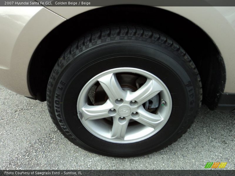 Golden Beige / Beige 2007 Hyundai Santa Fe GLS