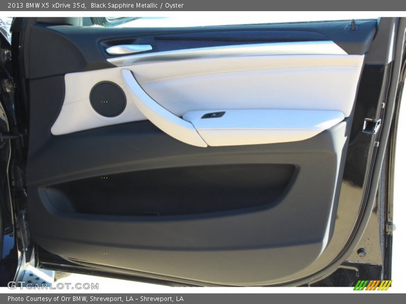 Black Sapphire Metallic / Oyster 2013 BMW X5 xDrive 35d