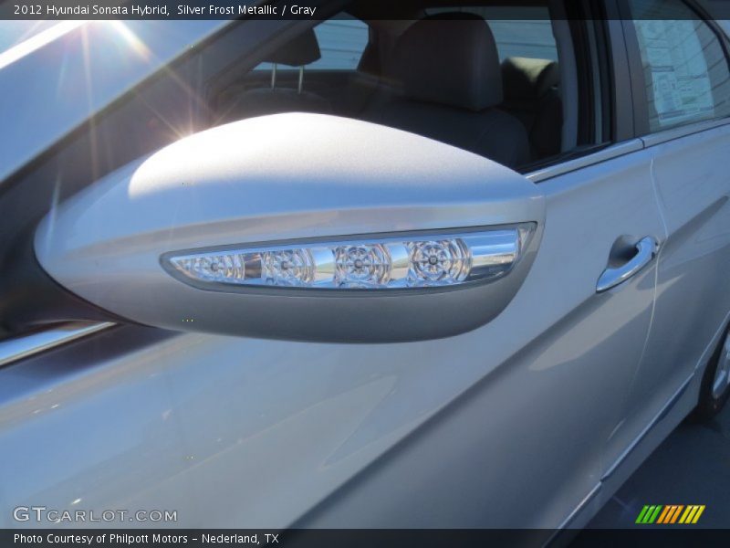 Silver Frost Metallic / Gray 2012 Hyundai Sonata Hybrid