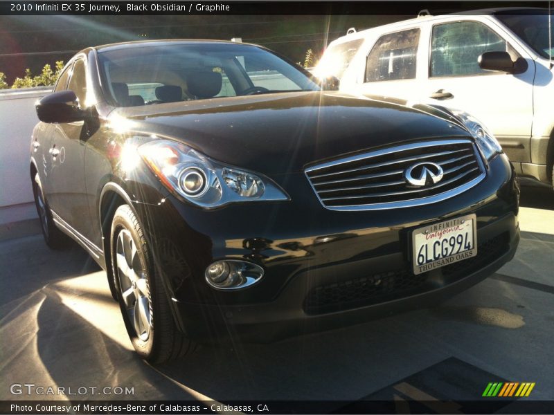 Black Obsidian / Graphite 2010 Infiniti EX 35 Journey