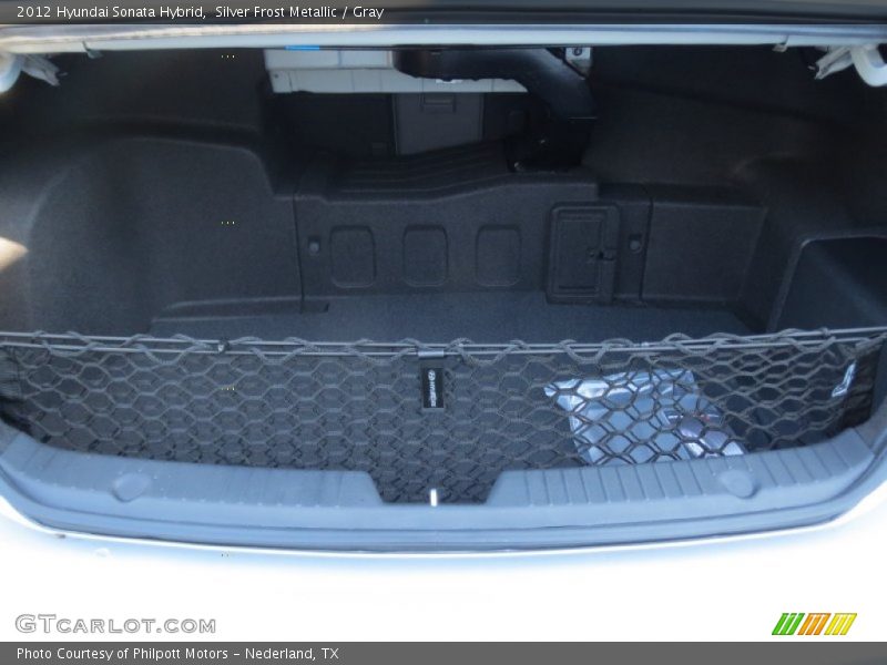 Silver Frost Metallic / Gray 2012 Hyundai Sonata Hybrid