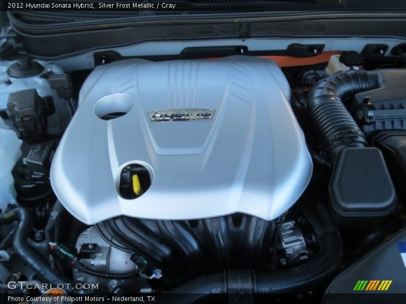 Silver Frost Metallic / Gray 2012 Hyundai Sonata Hybrid
