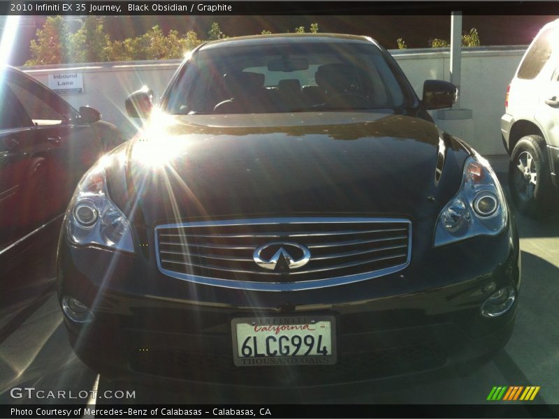 Black Obsidian / Graphite 2010 Infiniti EX 35 Journey
