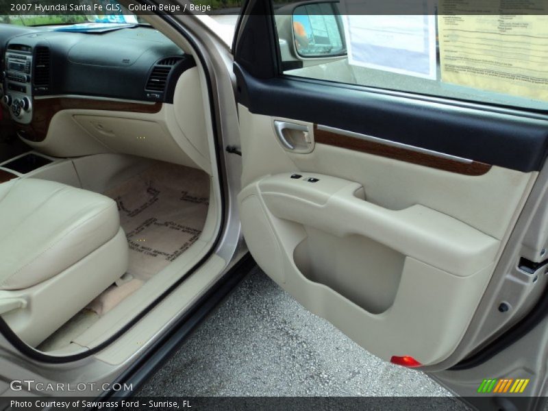 Golden Beige / Beige 2007 Hyundai Santa Fe GLS