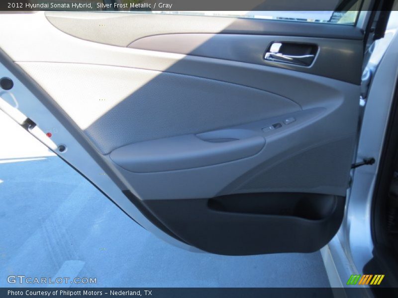 Silver Frost Metallic / Gray 2012 Hyundai Sonata Hybrid