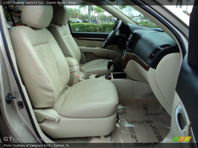 Golden Beige / Beige 2007 Hyundai Santa Fe GLS