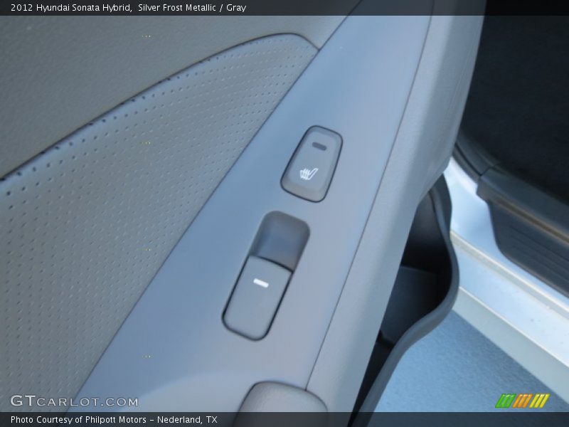 Silver Frost Metallic / Gray 2012 Hyundai Sonata Hybrid