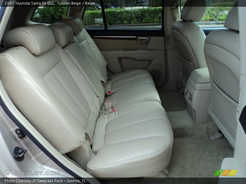 Golden Beige / Beige 2007 Hyundai Santa Fe GLS