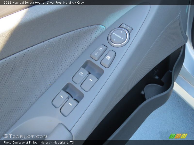 Silver Frost Metallic / Gray 2012 Hyundai Sonata Hybrid