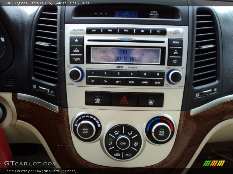 Golden Beige / Beige 2007 Hyundai Santa Fe GLS