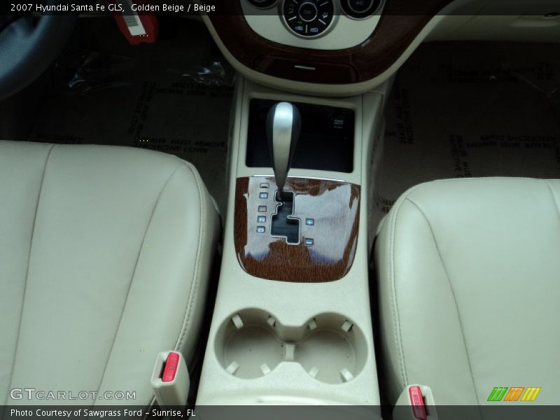 Golden Beige / Beige 2007 Hyundai Santa Fe GLS