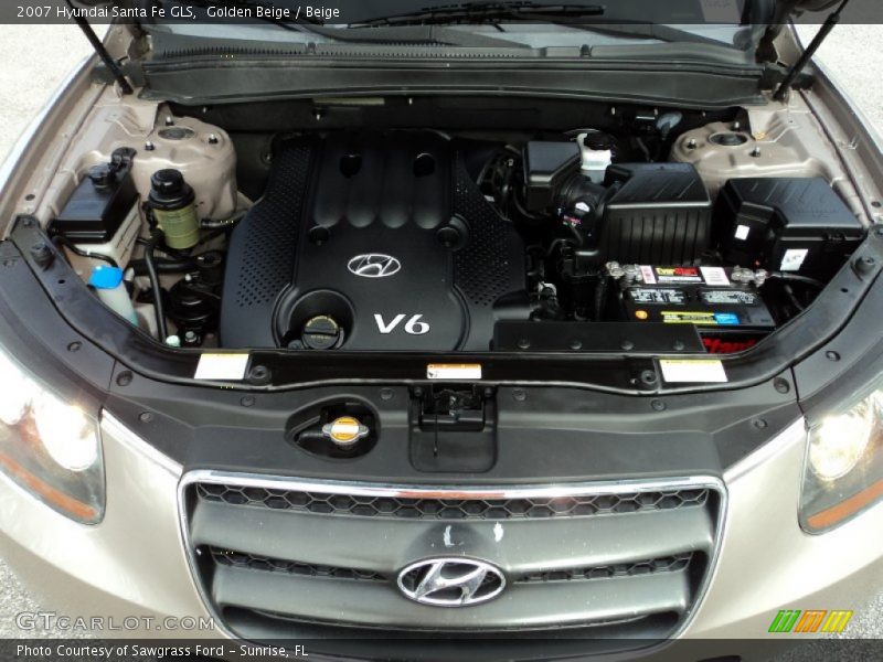 Golden Beige / Beige 2007 Hyundai Santa Fe GLS
